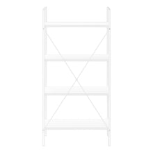 Load image into Gallery viewer, Four Tier Etagere Bookcase (489799) - White
