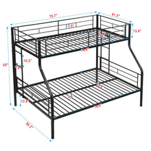 Load image into Gallery viewer, Modern Metal Bunk Bed
