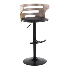 Load image into Gallery viewer, Cosi - Mid Century Modern Adjustable Barstool, Swivel With Rounded T Footrest (Set of 2)

