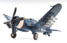 Load image into Gallery viewer, Hand Painted Model Airplane Tabletop Sculpture - Blue
