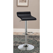 Load image into Gallery viewer, Backless Bar Stool With Adjustable Height - Black
