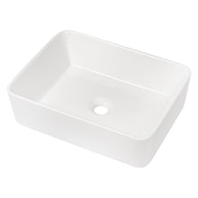 Load image into Gallery viewer, Modern European Design Ceramic Rectangular Vessel Bathroom Sink
