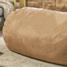 Load image into Gallery viewer, Jasper - Traditional Cylindrical Suede Bean Bag
