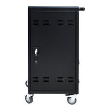 Load image into Gallery viewer, 45 Bay Mobile School Charging Cart Station For Chromebook, Tablet And Laptop Computer With Power Strip Included - Black
