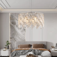 Load image into Gallery viewer, 14" Chandelier Metal Ceiling Light - Silver
