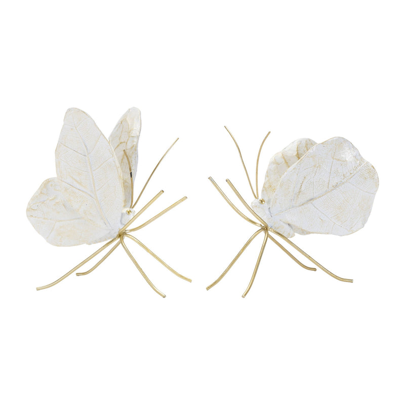 Poly Figurine Tabletop Sculpture (Set of 2) (593026) - White
