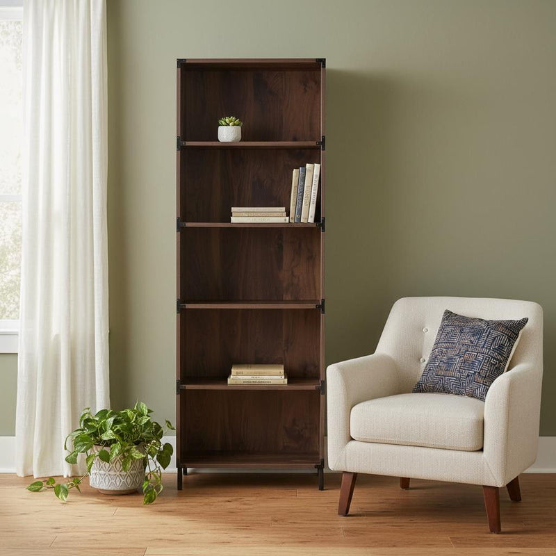 Four Tier Etagere Bookcase (568309) - Brown