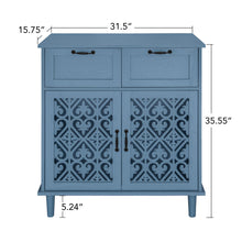 Load image into Gallery viewer, 2 Door 2 Drawer Elegant Cabinet
