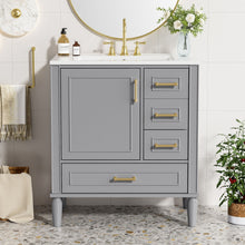 Load image into Gallery viewer, Traditional Bathroom Vanity Set With Soft Close Doors
