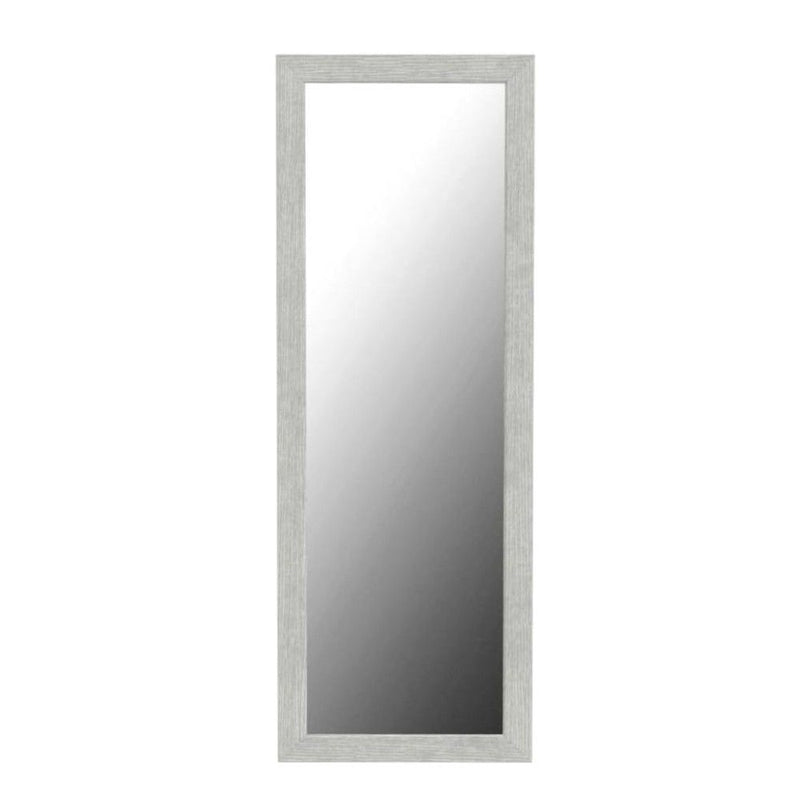 Solid Wood Freestanding Framed Standing Mirror - White