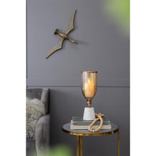 Load image into Gallery viewer, Marble Table Vase (565437) - Gold / White
