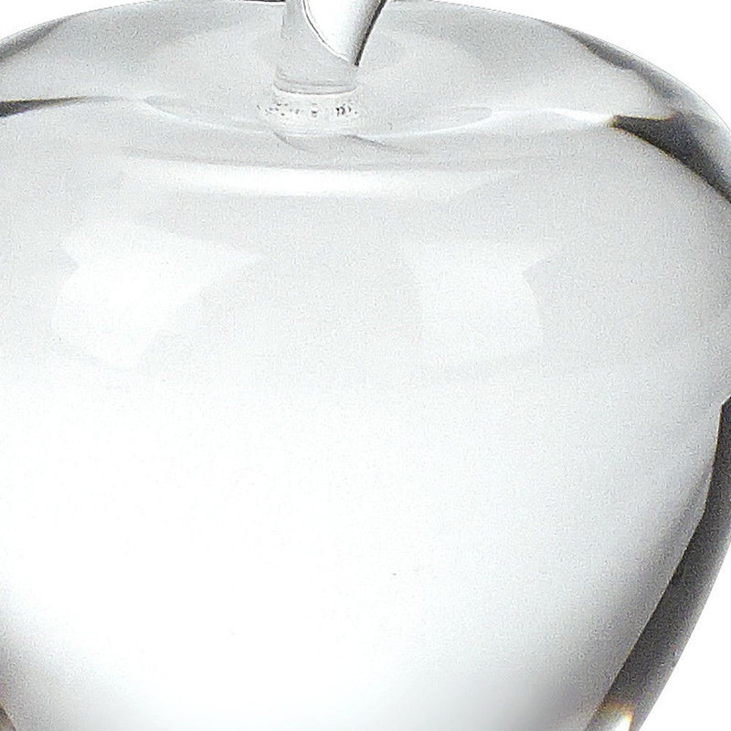 Apple Paperweight Tabletop Sculpture - Clear
