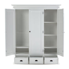 Load image into Gallery viewer, Solid Wood Frame Standard Curio Cabinet With Six Shelves - Off-White
