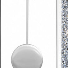 Load image into Gallery viewer, Mirrored Silent Analog Oval Wall Clock - Silver
