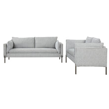 Load image into Gallery viewer, 2 Piece Sofa Sets Modern Linen Fabric Upholstered  Loveseat and 3 Seat Couch Set Furniture for Different Spaces,Living Room,Apartment(2+3 seat)
