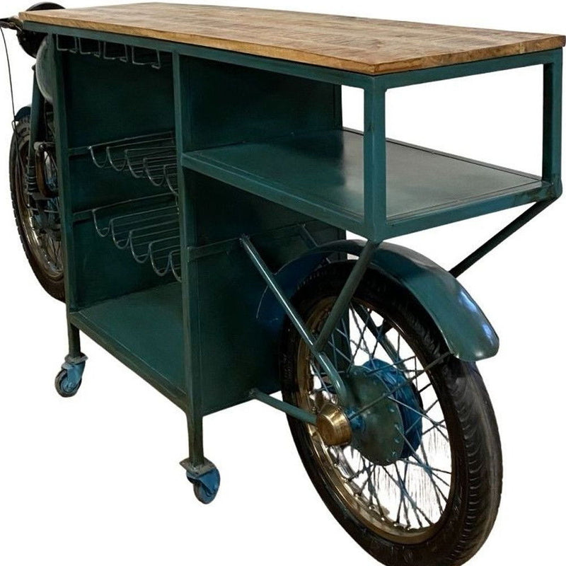 22" X 86.5" X 40" Tmph Bike Bar - Green