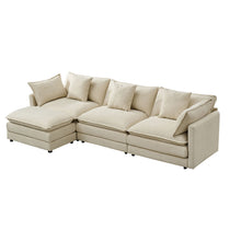Load image into Gallery viewer, Modular Ottoman Style Deep Seat Sofa With Cushions
