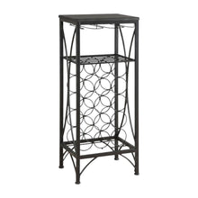 Load image into Gallery viewer, 41" Stainless Steel Wine Rack - Black
