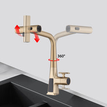 Load image into Gallery viewer, Waterfall Kitchen Faucet With Temperature Display And Pull Down Sprayer
