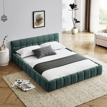 Load image into Gallery viewer, Modern Platform Bed Frame With Thick Fabric
