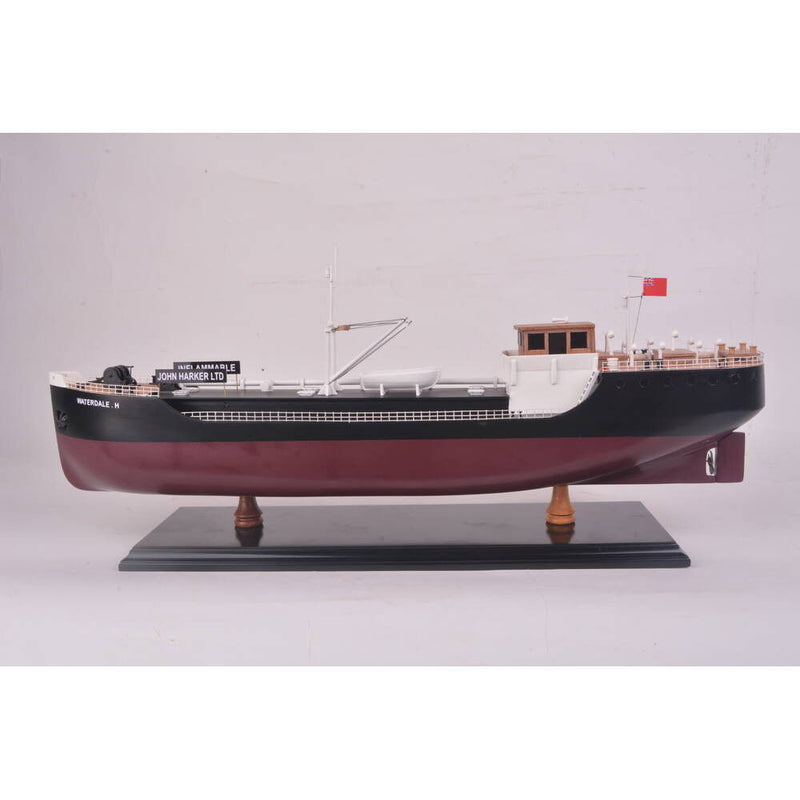 Hand Painted Model Boat (624235) - Black / Dark Brown