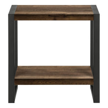 Load image into Gallery viewer, 24" End Table With Shelf - Black And Brown
