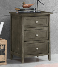 Load image into Gallery viewer, Dove Tailed Drawers 3 Drawer Nightstand
