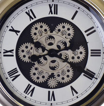 Load image into Gallery viewer, Skeleton Exposed Gear Pocket Watch Wall Clock - Champagne / White / Black
