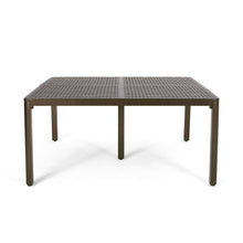 Load image into Gallery viewer, Outdoor Modern Aluminum Dining Table With Woven Accents
