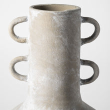 Load image into Gallery viewer, Whitewash Double Handle Vase - Rust

