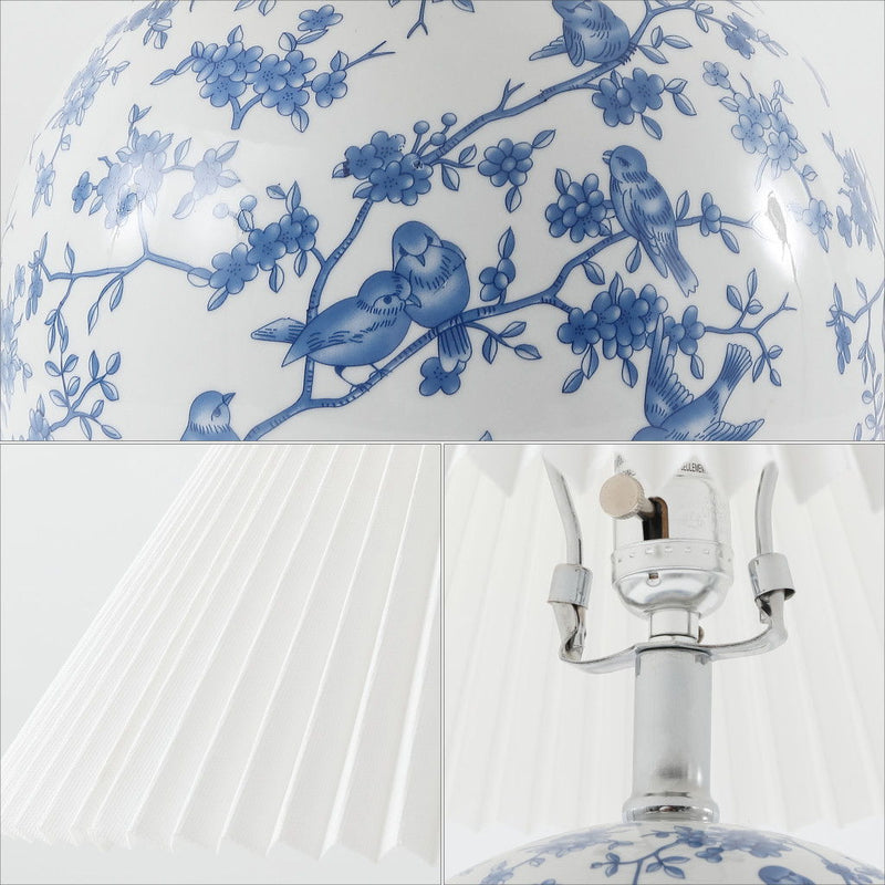 Novelty Table Lamp With Cone Shade - White