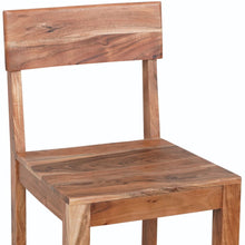 Load image into Gallery viewer, Solid Wood Counter Height Bar Chair - Wood Brown
