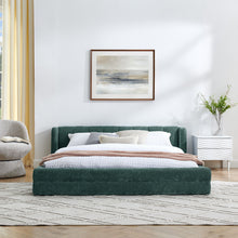 Load image into Gallery viewer, Modern Upholstered Bed Frame With Thick Fabric And Headboard
