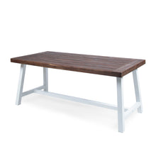Load image into Gallery viewer, Outdoor Sandblast Finish Acacia Wood Dining Table
