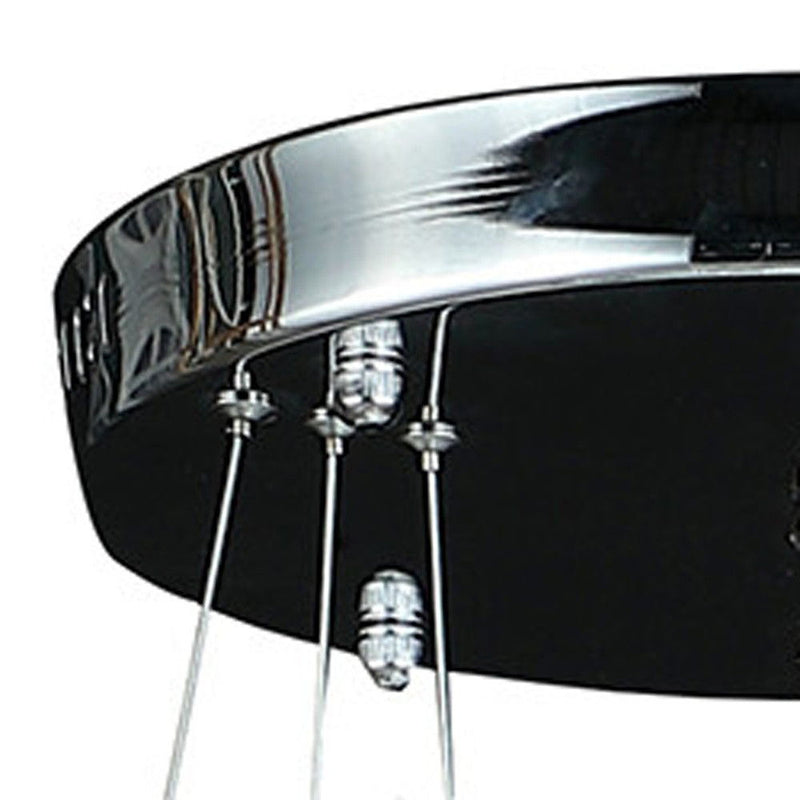 47" Metal And Crystals LED Dimmable Chandelier - Silver