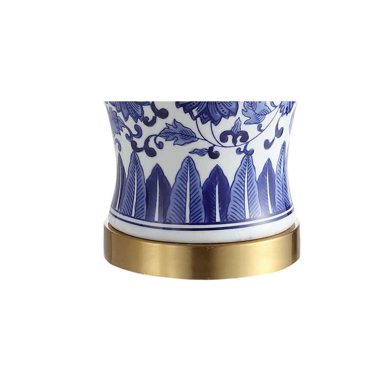 26" Novelty Table Lamps With Globe Shades (Set of 2) - Blue