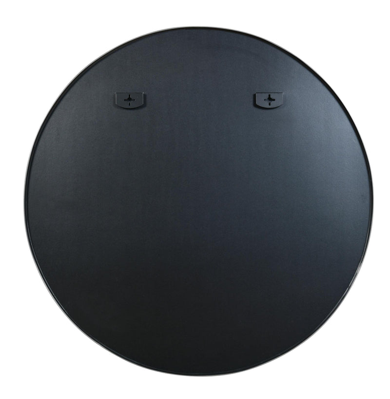 Aluminum Round Framed Bathroom Vanity Mirror (756110) - Silver