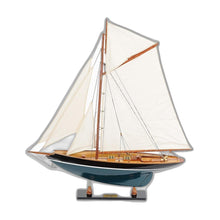 Load image into Gallery viewer, Pen Duick Hand Painted Model Sail Boat - Black / Blue / White
