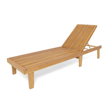 Load image into Gallery viewer, Nadine - Stylish Chaise Lounge Chair - Teak
