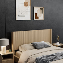 Load image into Gallery viewer, Modern Wide Wall Mounted Fluted Panel Headboard
