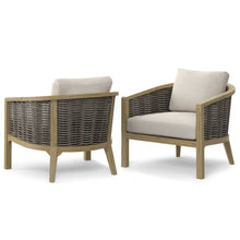 Load image into Gallery viewer, Parkside - Outdoor Conversation Chair (Set of 2) - Natural
