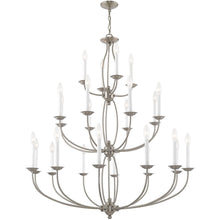 Load image into Gallery viewer, 50" Multi Light Dimmable Chandelier With Shades - Nickel
