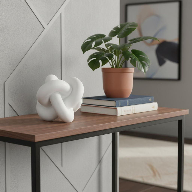 Knot Tabletop Sculpture - White