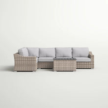Load image into Gallery viewer, Stylish Sofa Seating Group With Cushions Perfect For Outdoor Gatherings
