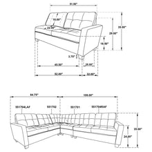 Load image into Gallery viewer, Creston - Upholstered Sectional Sofa
