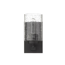 Load image into Gallery viewer, Metal And Textured Glass Wall Sconce - Bronze
