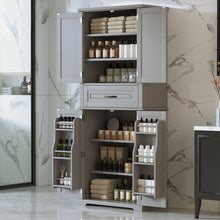 Load image into Gallery viewer, Bathroom Storage Cabinet With Multifunctional Storage Space, Drawer With Slide Rails, Adjustable Shelf
