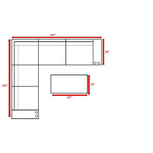 Load image into Gallery viewer, Modern Patio Rattan Sectional Set With Cushions
