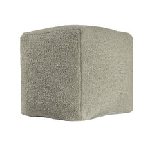 Load image into Gallery viewer, Boucle Pouf Ottoman - Sage

