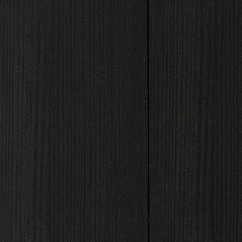 59" Wood Wall mounted Accent Cabinet With Five Shelves - Black